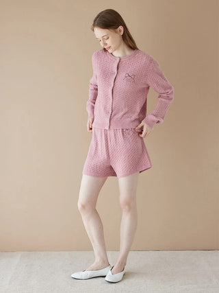 Smoothie Aran Pattern Cardigan - view 7