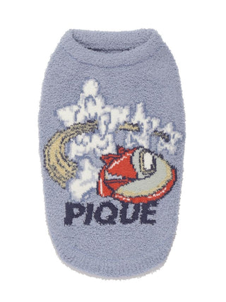 Gelato Pique [CAT&DOG] Baby Moco Spaceship Pet Pullover in blue