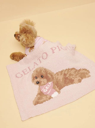 [CAT&DOG] Baby Moco Poodle Printed Pet Blanket - view 5