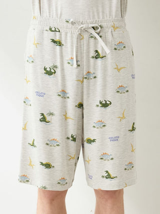 Men's Cool-to-touch Sleeping Dinosaur Shorts