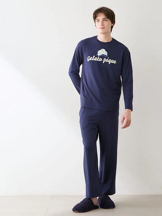 Men's Antibacterial & Odor-Resistant Inlay Gelato Logo Long Pants - view 3
