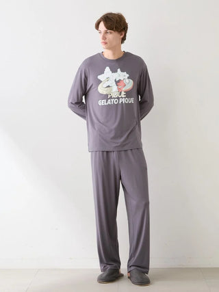Men's Spaceship One-point Printed Pants - view 4