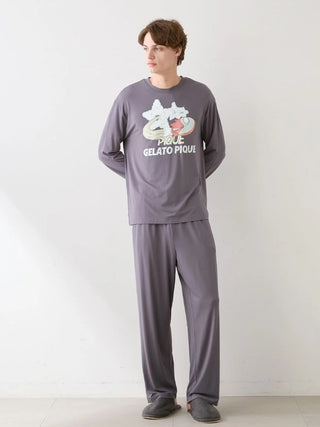 Men's Spaceship One-point Printed Long-sleeve T-shirt - view 4