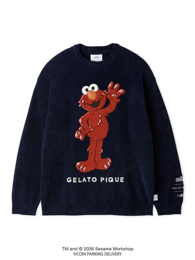[SESAME STREET×CPD HOOME meets GELATO PIQUE] Airy Moco Jacquard Pullover gelato pique