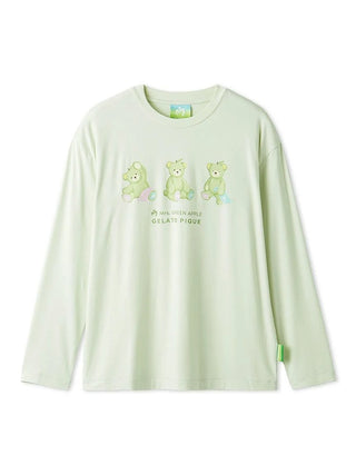 [Mrs. GREEN APPLE][Unisex] One-point Printed Long-sleeve T-shirt & Pants Set - view 49