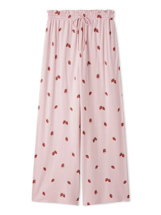 Strawberry Rayon Cut-and-sew Pants