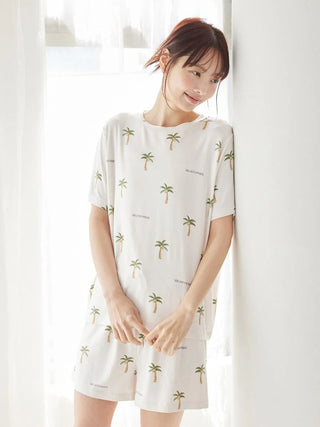 Summer Motifs Cool Rayon T-shirt & Shorts Set