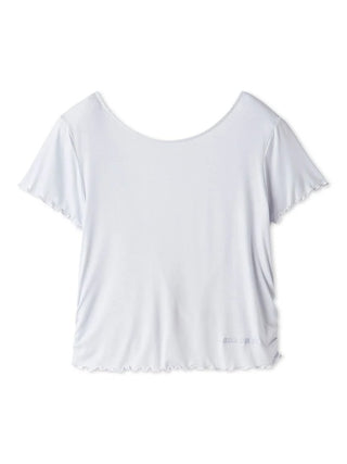 Cool Rayon Gathered T-shirt