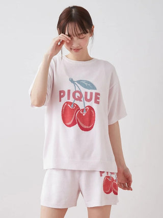 Smoothie Fruit Jacquard Pullover