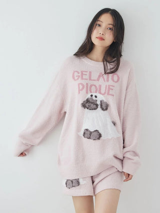 [HALLOWEEN] Night Parade Dogs Jacquard Pullover - view 5