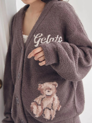 Baby Moco Bear Jacquard Cardigan - view 21
