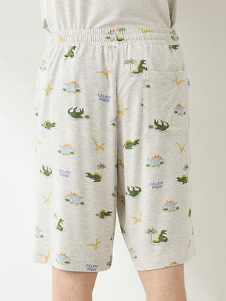 Men's Cool-to-touch Sleeping Dinosaur Shorts