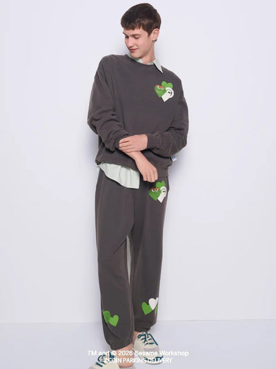 [SESAME STREET×CPD HOOME meets GELATO PIQUE] Cotton French Terry Print Long Pants gelato pique