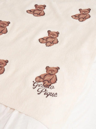 [Sleep] Baby Moco Bear All-over Jacquard Blanket - view 5