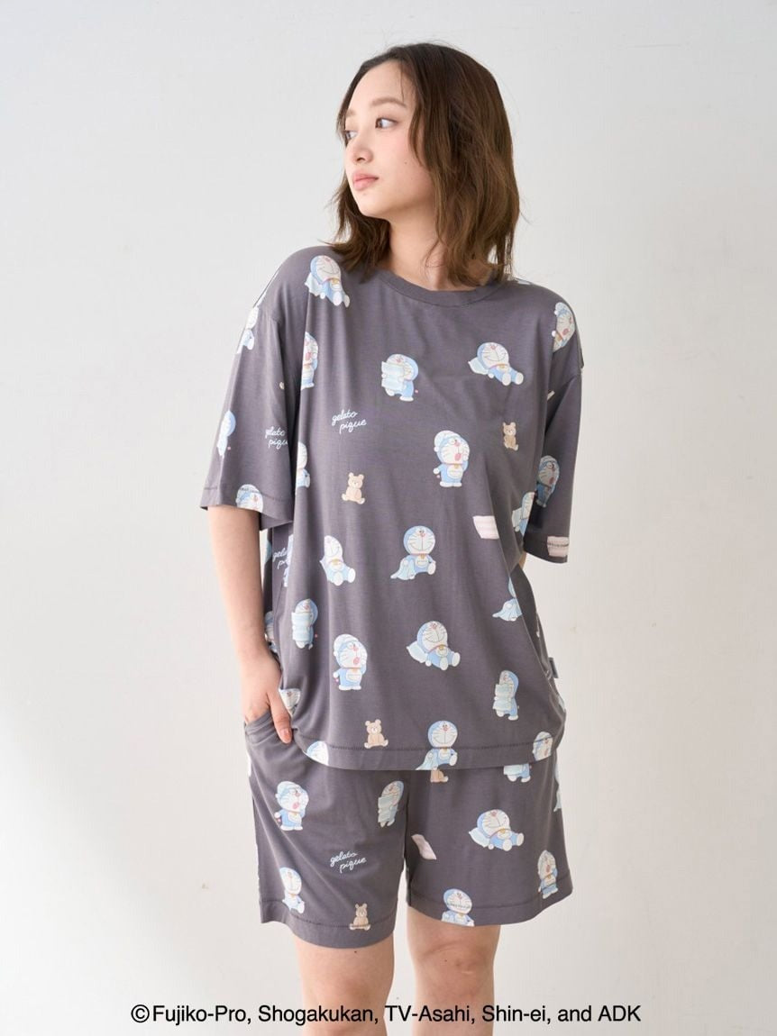 Doraemon Unisex Good Morning Good Night T-shirt