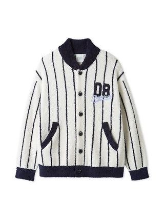 Gelato Pique [Unisex] Baby Moco Sporty Jacquard Blouson in off-white, front view