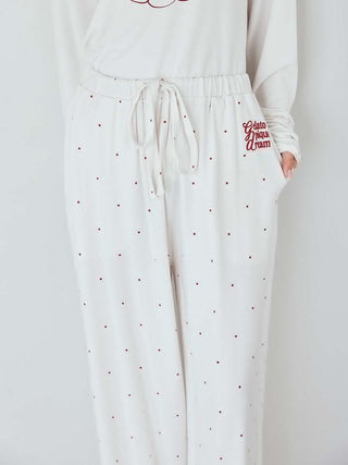 Hot Fabric Rayon Dot Pants