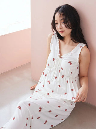 Strawberry Tank-top With Built-in Bra
