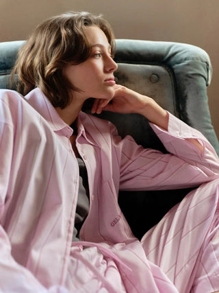 Striped Button-Up Shirt - view 6