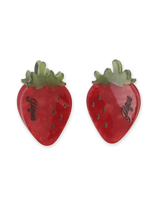 Strawberry Mini Hair Clips Set
