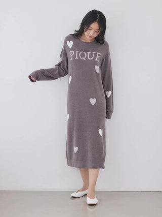 Hot Smoothie Heart Jacquard Dress - view 6
