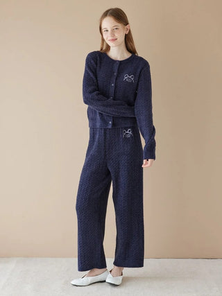 Smoothie Aran Pattern Pants - view 5