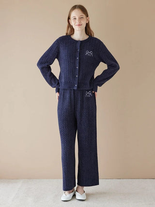 Smoothie Aran Pattern Cardigan - view 21