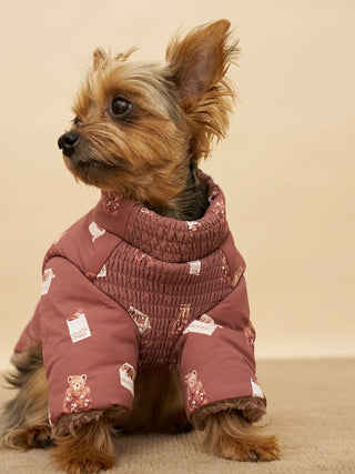 [CAT&DOG] Back-Open Puffer Pet Jacket - view 4