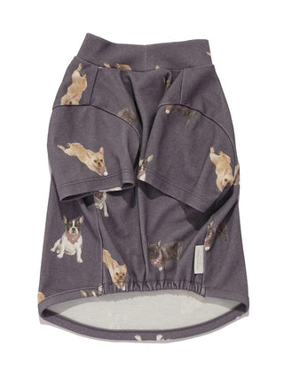 [CAT&DOG] French Bulldog Cut-and-sew Pet Pullover - view 16