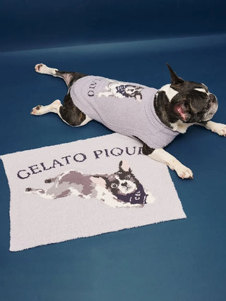 [CAT&DOG] Baby Moco French Bulldog Printed Pet Blanket - view 9