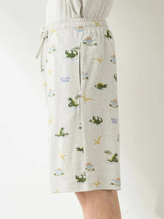 Men's Cool-to-touch Sleeping Dinosaur Shorts