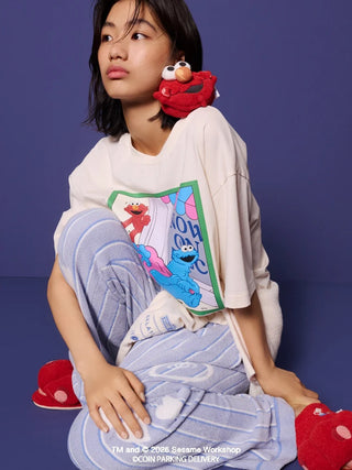[SESAME STREET×CPD HOOME meets GELATO PIQUE] Cotton Motif Print T-Shirt - view 3