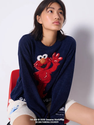 [SESAME STREET×CPD HOOME meets GELATO PIQUE] Airy Moco Jacquard Pullover - view 10