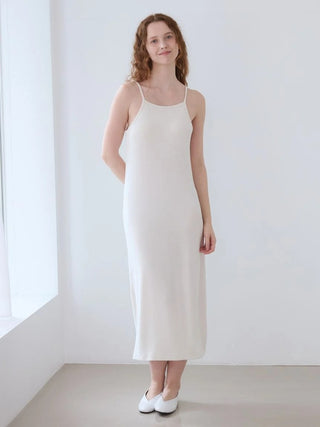 [UV-Cut] Snow Fabric Camisole Dress With Built-in Bra