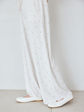 Hot Fabric Rayon Dot Pants