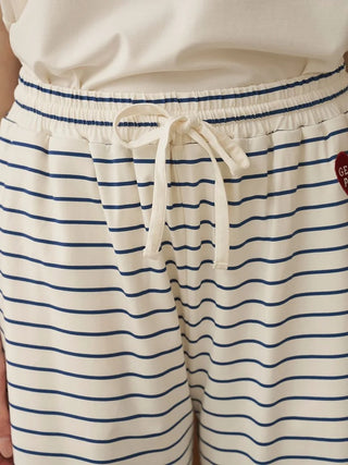 Cool-to-touch Heart Striped Pants