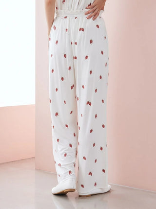 Strawberry Rayon Cut-and-sew Pants