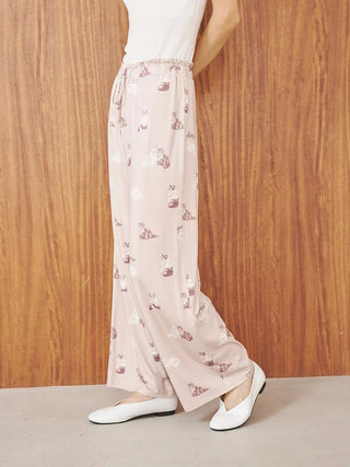 Cat All-over Printed Pants - view 8