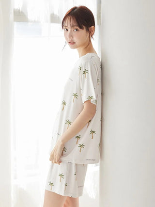Summer Motifs Cool Rayon T-shirt & Shorts Set