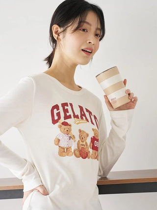 Sporty Bears One-point Printed Long-sleeve T-shirt - view 7