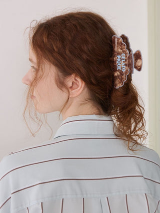 Two-Tone Logo Hair Clip