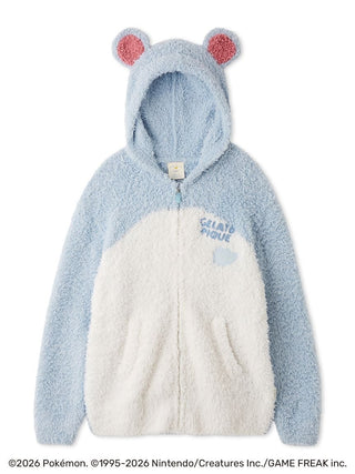 Hoodie of Blue Gelato Pique 【Pokémon】Gelato Marill Hoodie & Shorts Set, front view