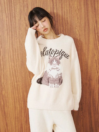 Baby Moco Cat Jacquard Pullover - view 15