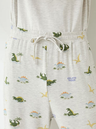 Men's Cool-to-touch Sleeping Dinosaur Pants