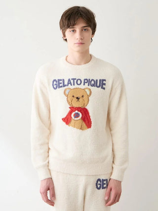 Men's Baby Moco Hero Bear Jacquard Pullover - view 7