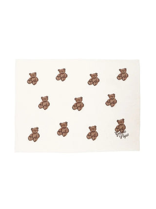 [Sleep] Baby Moco Bear All-over Jacquard Blanket - view 1