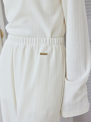 Heart Aran Cut-and-sew Pants