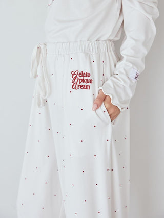 Hot Fabric Rayon Dot Pants