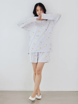[UV-Cut] Walking Dog One-point Printed Cool Touch Shorts