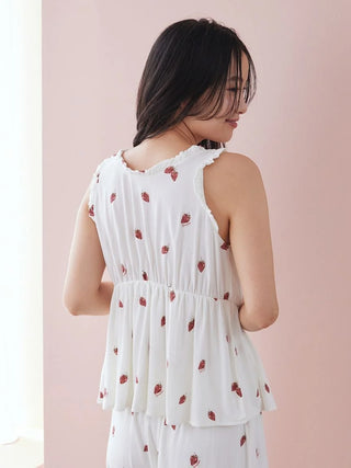 Strawberry Tank-top With Built-in Bra